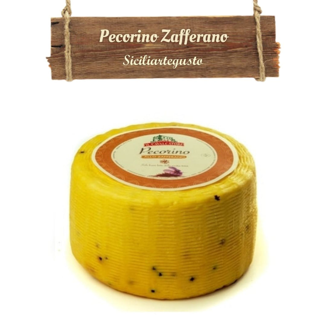 Pecorino Siciliano allo Zafferano - 300gr