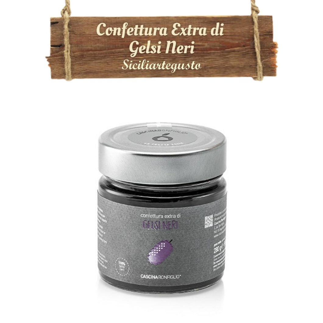 Confettura extra di gelsi neri - 280gr