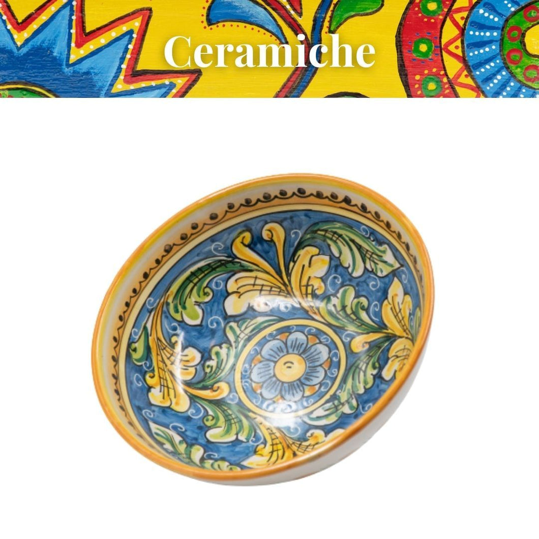 Ciotola  in ceramica di Caltagirone